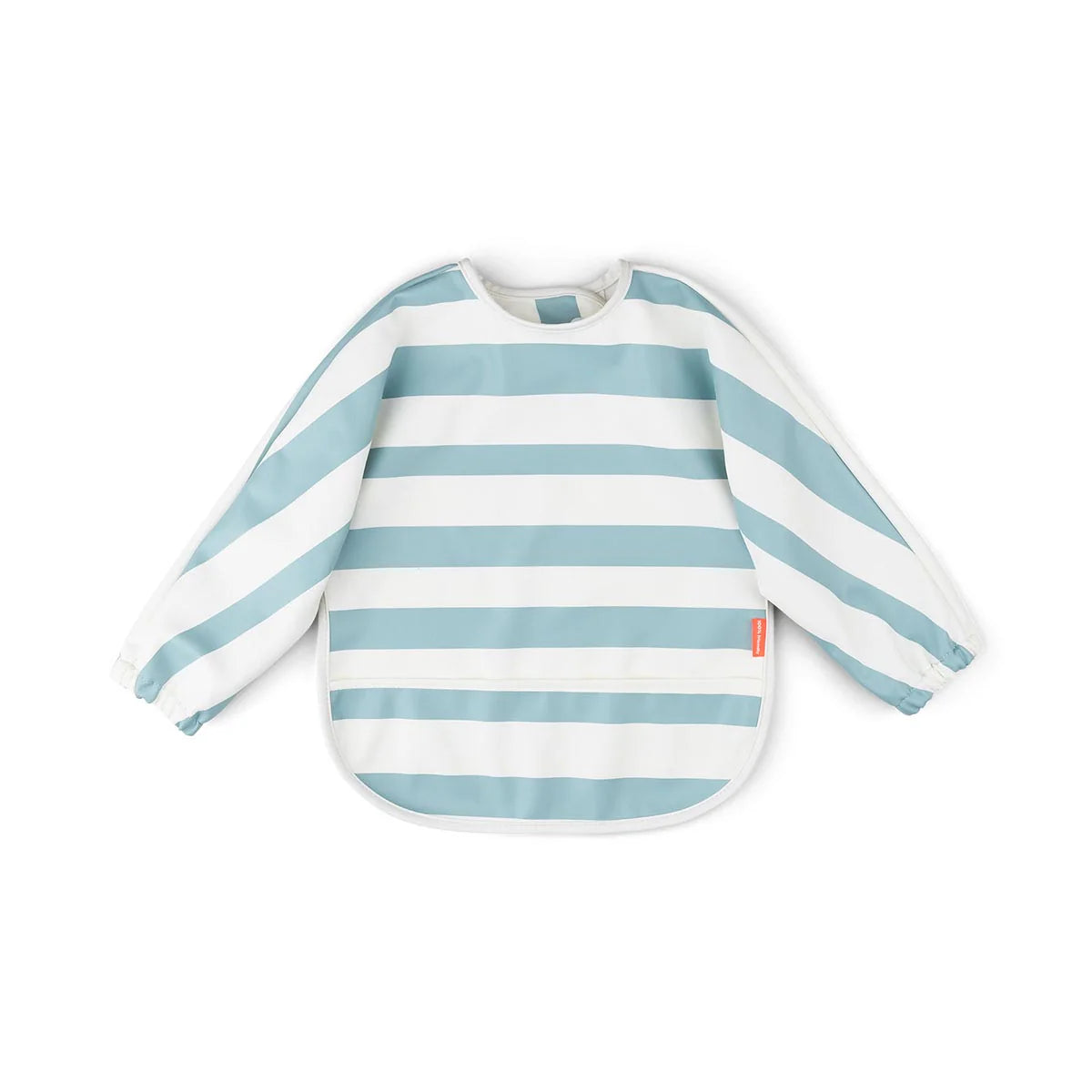 Done by Deer Sleeved Pocket Bib Striped