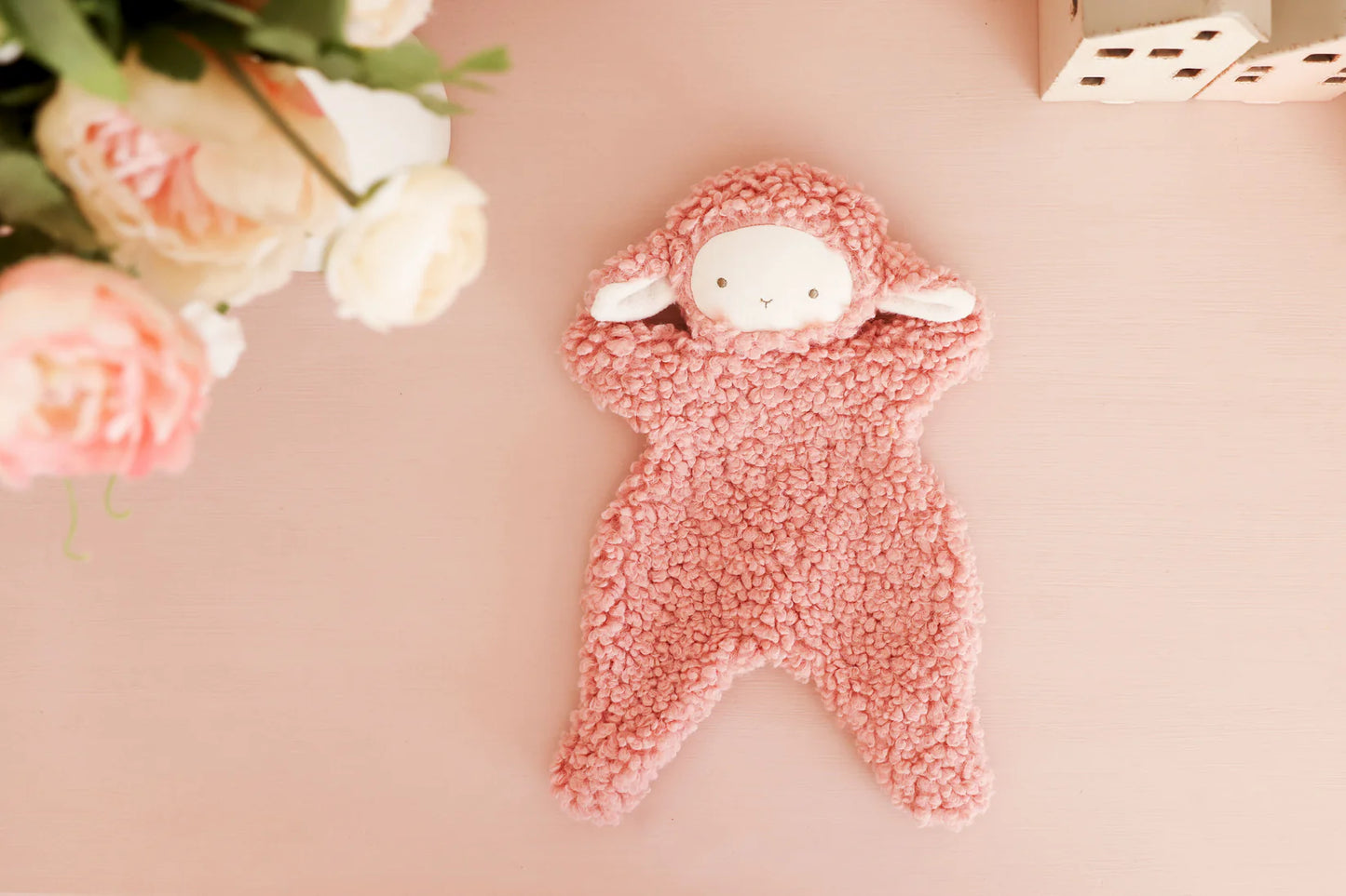 Alimrose Leni Lamby Comforter 30cm Petal
