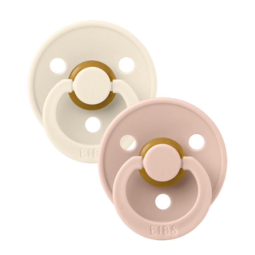 BIBS Colour Soother Double Pack - Assorted (Anatomical/Natural Rubber)