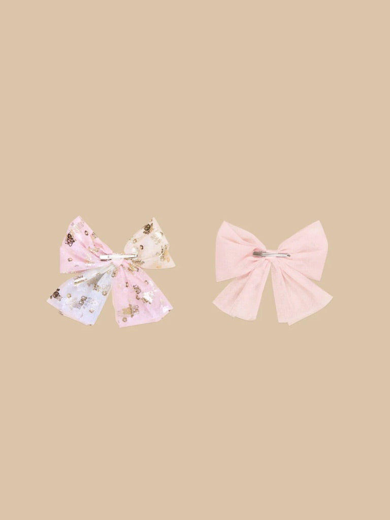 Huxbaby Fairy Bunny Tulle 2pk Hair Bows
