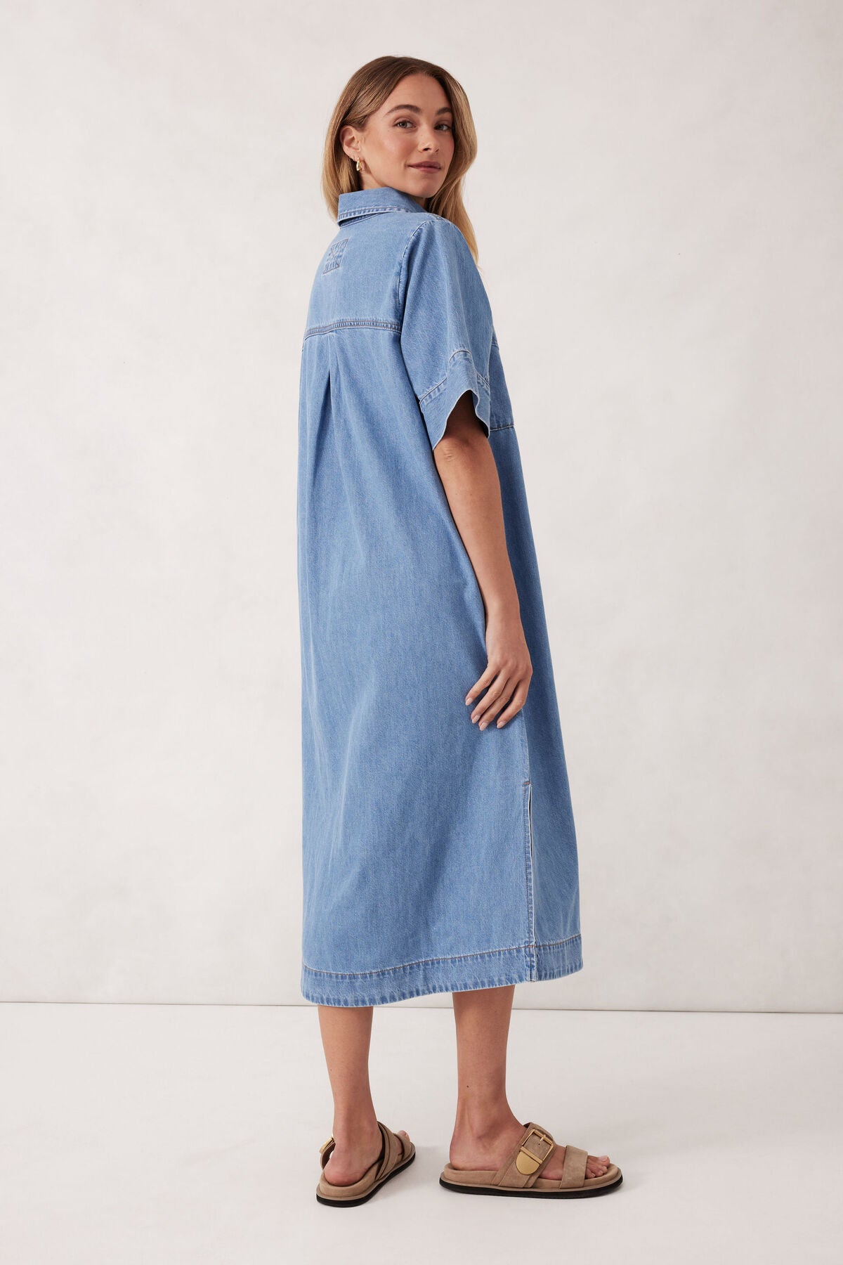 Ceres Life - Ava Short Sleeve Midi Dress