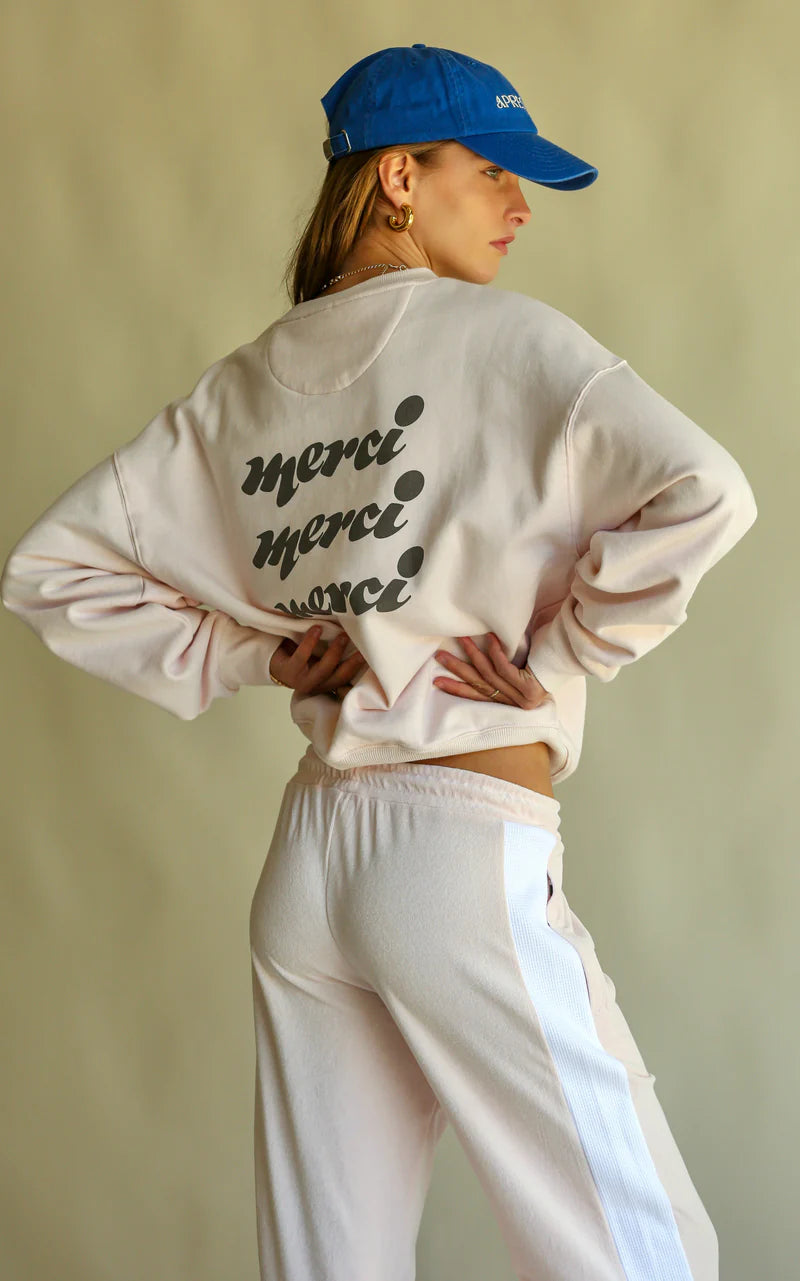 Araminta James Merci Sweatshirt Dusty Rose