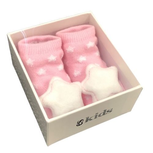Es Kids Star Socks with Rattles