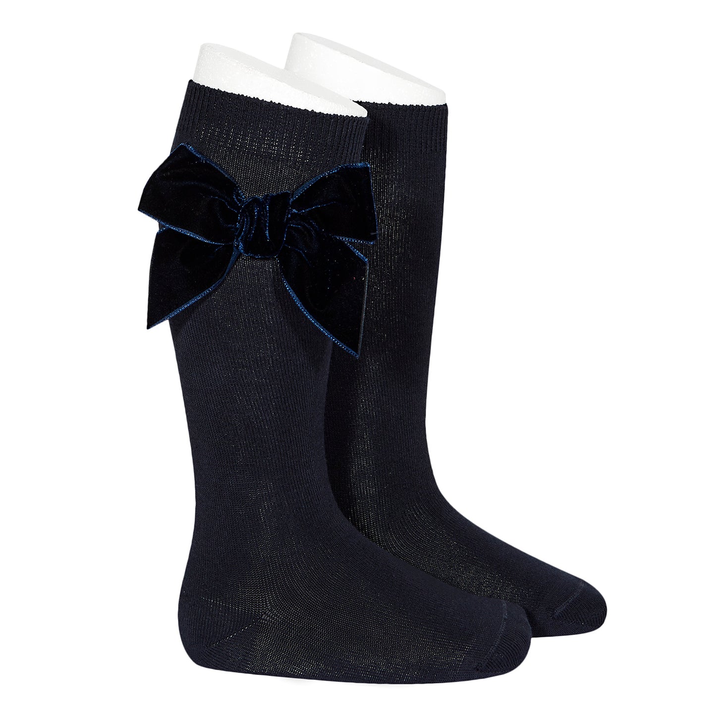 Còndor Knee High Socks With Velvet Bows