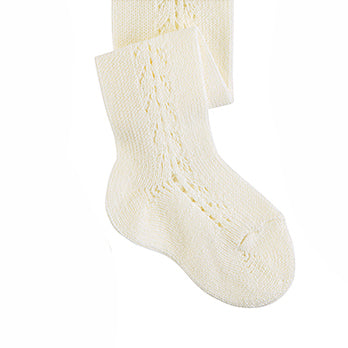 Còndor Side Openwork Lace Tights