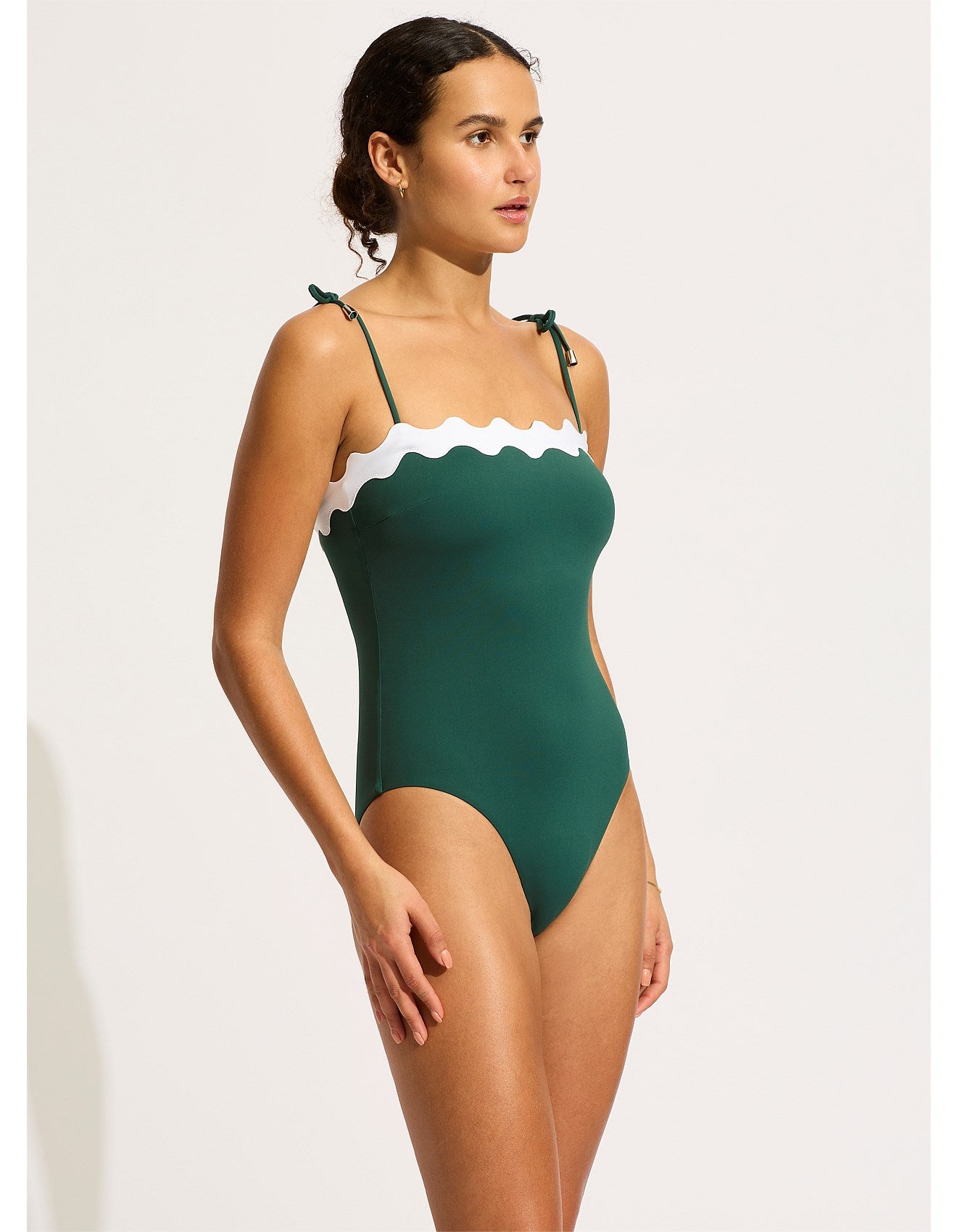 Seafolly Ric Rac One Piece- Evergreen