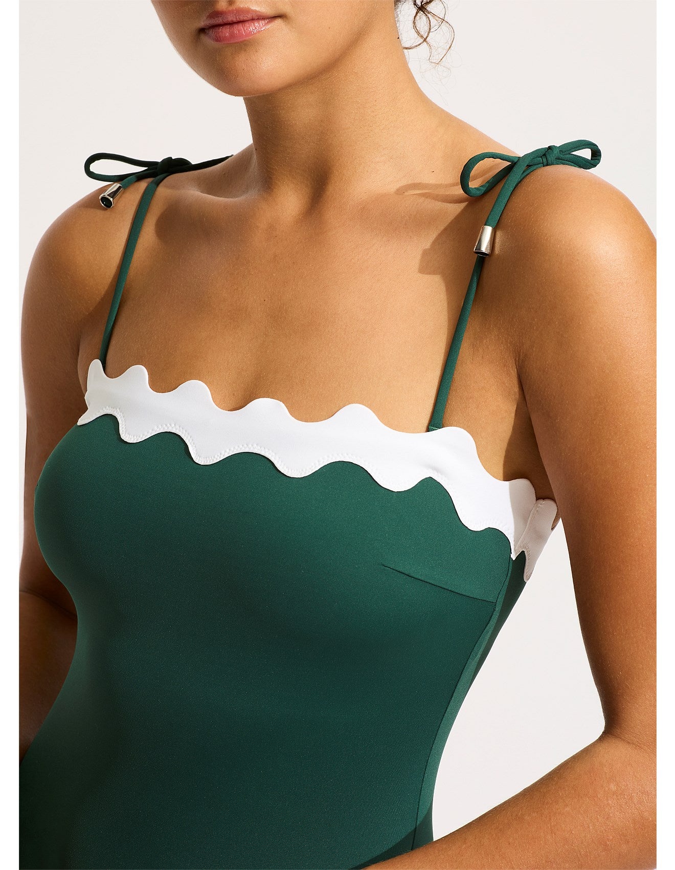 Seafolly Ric Rac One Piece- Evergreen