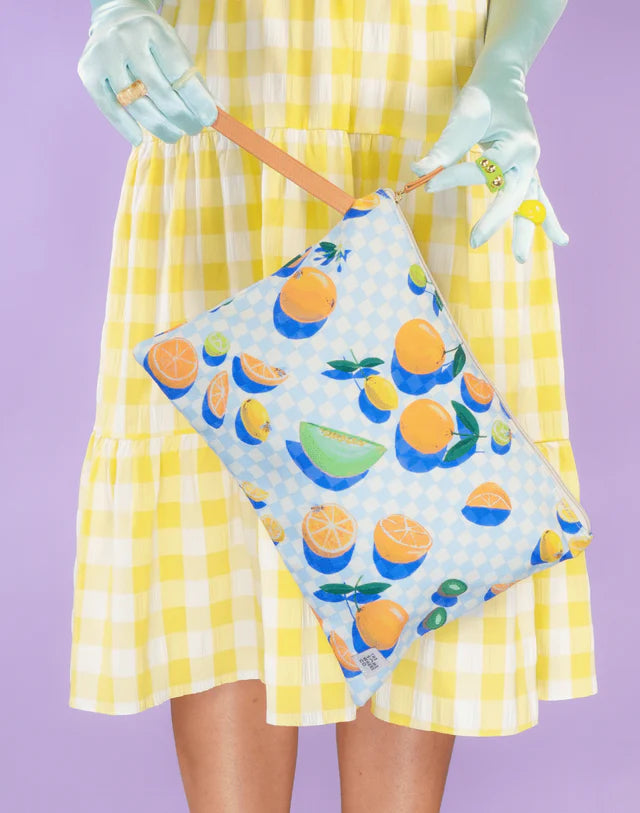 The Somewhere Co. Sorrento Citrus Wet Bag