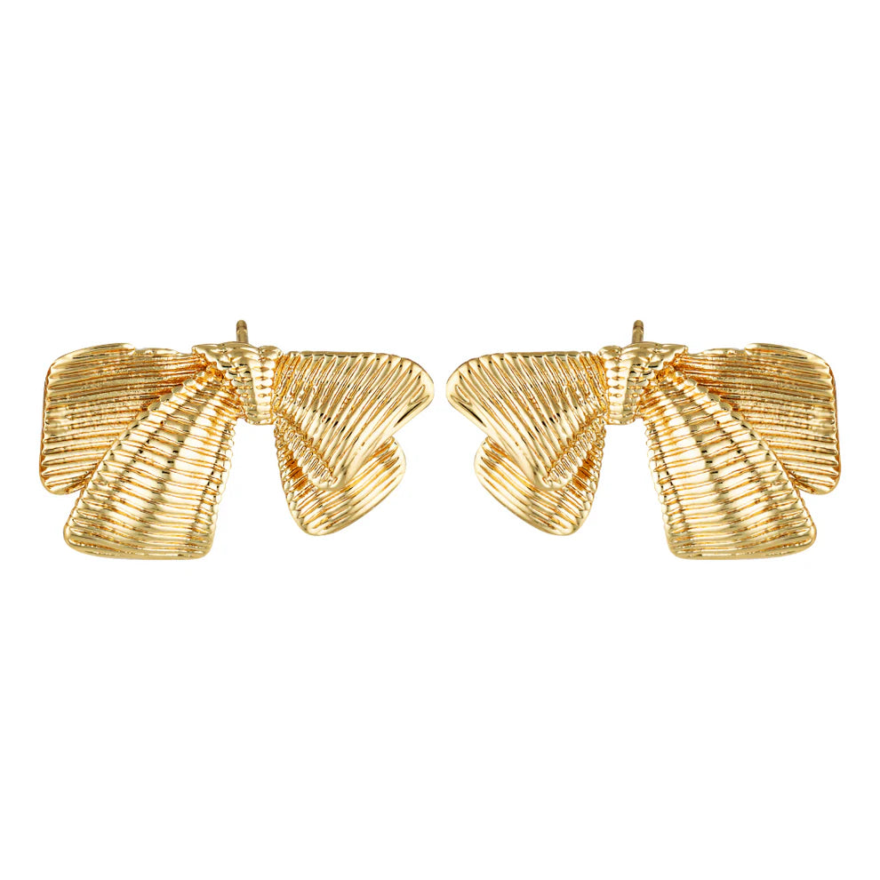 GIMME- Zara Bow Earrings (Gold & Silver)