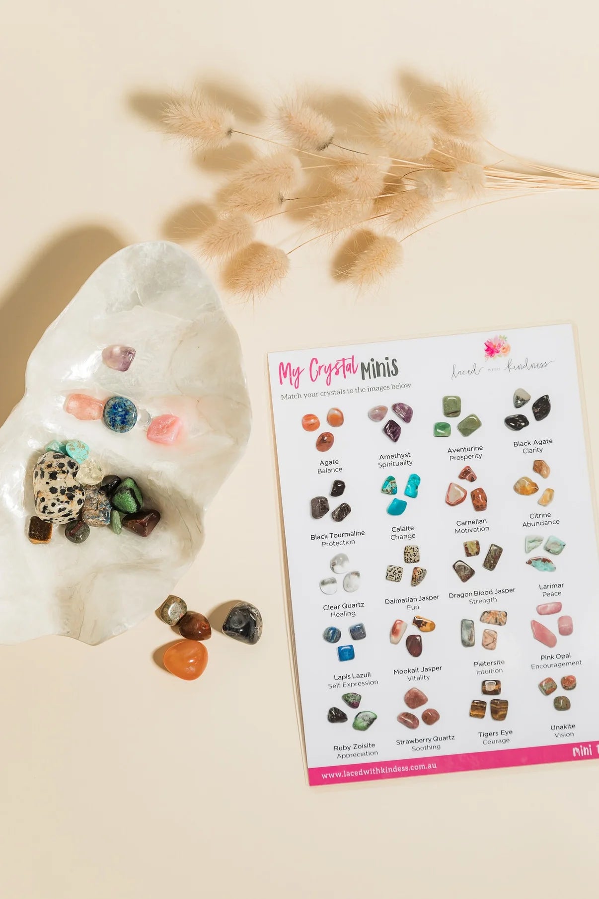 Laced with Kindness Crystal Sorting Kit