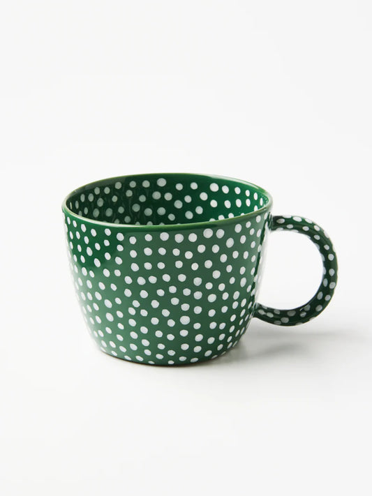 Jones & Co Chino Mug Green Sprinkle