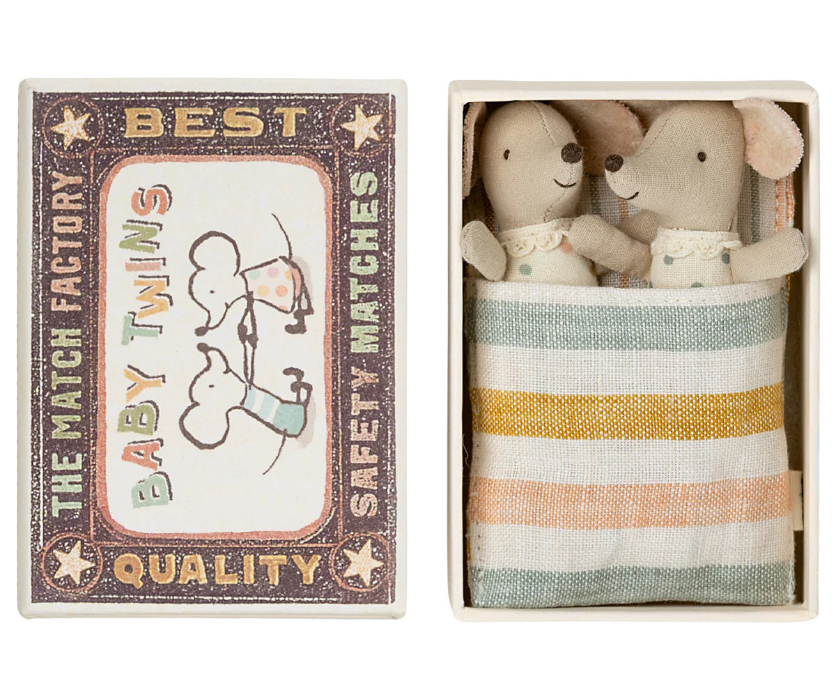 Maileg Mice Twins Baby in box 2023