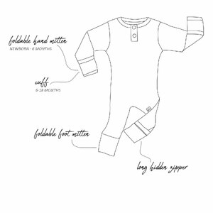Snuggle Hunny Milky Way Organic Growsuit