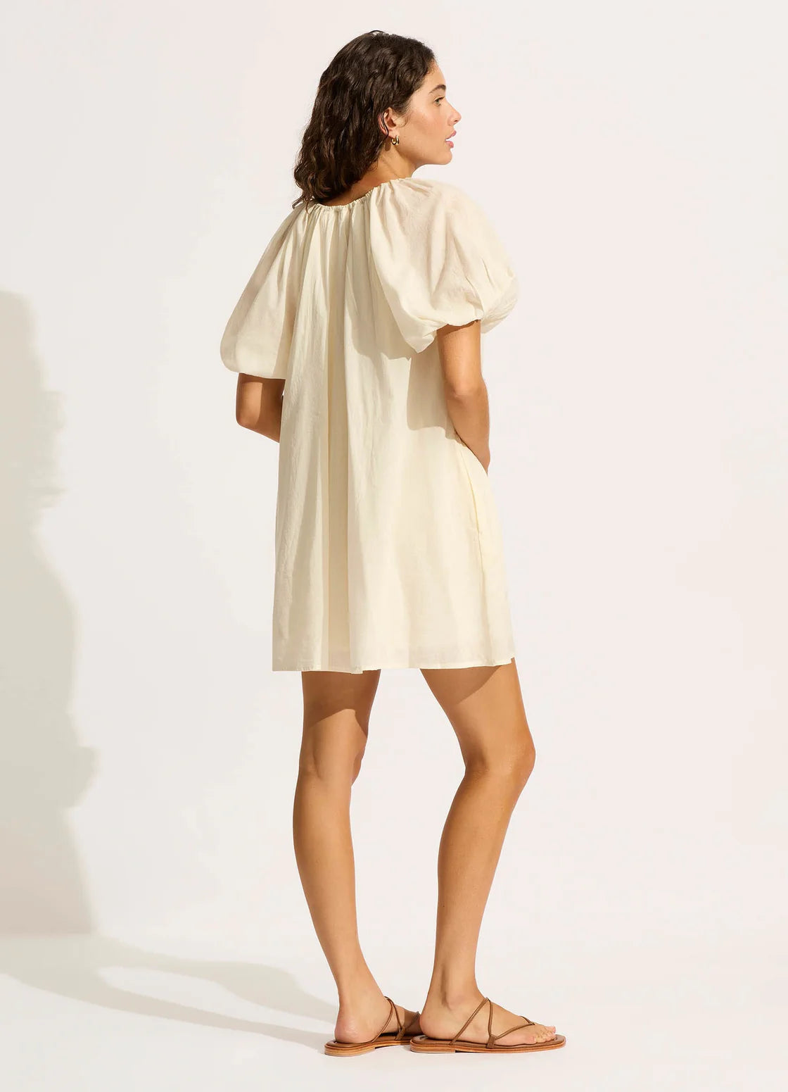 Seafolly - Mini Babydoll Dress Ecru