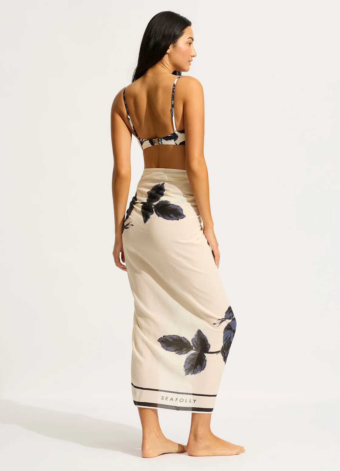 Seafolly Rococo Sarong - Black