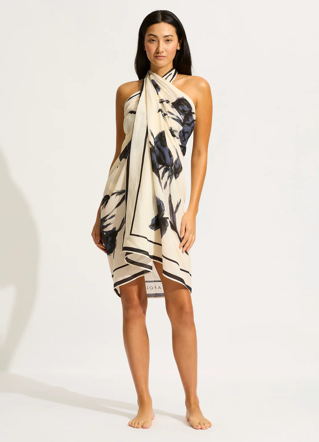 Seafolly Rococo Sarong - Black