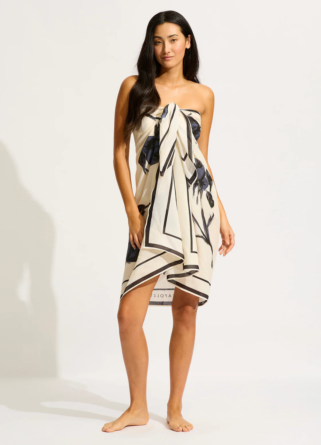 Seafolly Rococo Sarong - Black