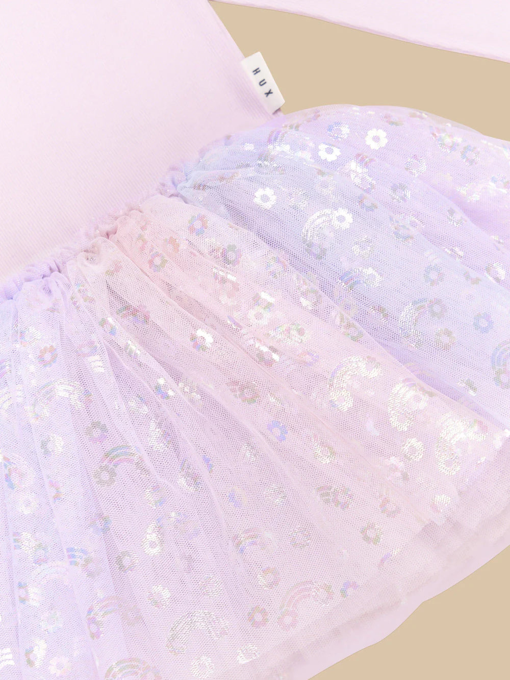 Huxbaby Rainbow Rib Ballet Dress