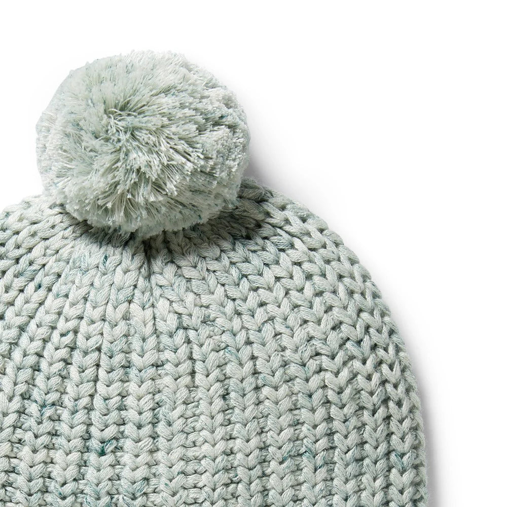 Wilson & Frenchy Moss Speckle Organic Knitted Hat
