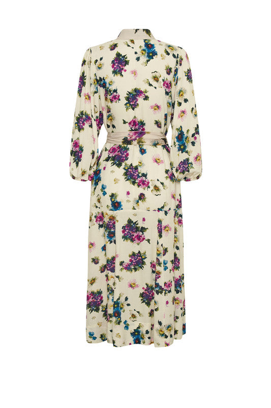 Bohemian Traders Ditsy Drop Waist Midi Dress || Ditsy Gardens
