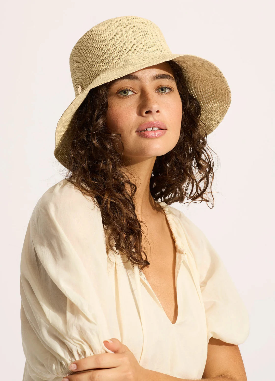 Seafolly-Raffia Bucket Hat