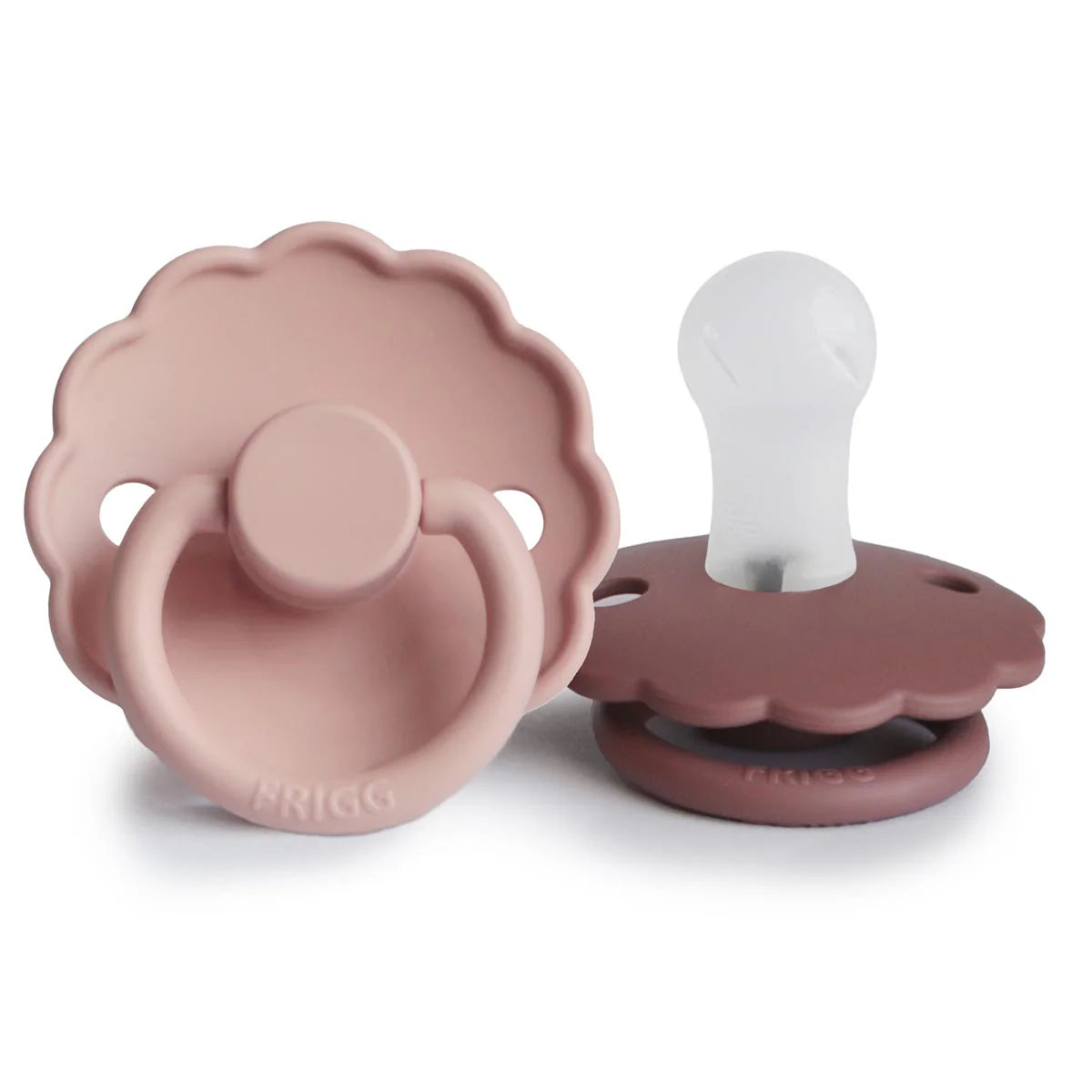 Frigg Daisy Pacifier 2 Pack Silicone - Assorted Colours
