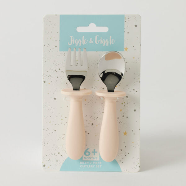Jiggle & Giggle Riley Cutlery Set