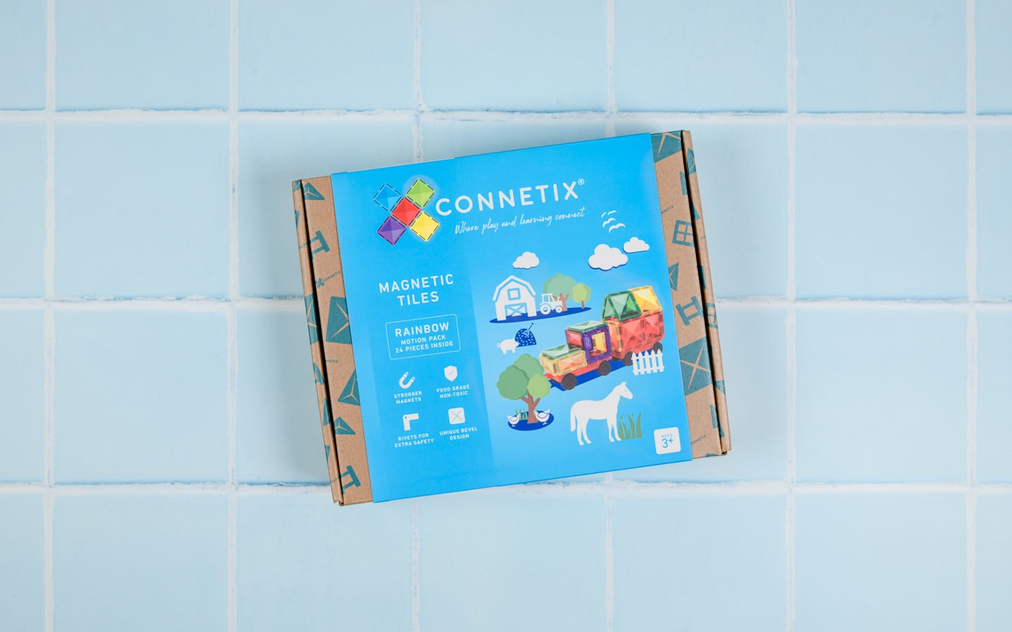 Connetix Rainbow Motion Pack 24pc