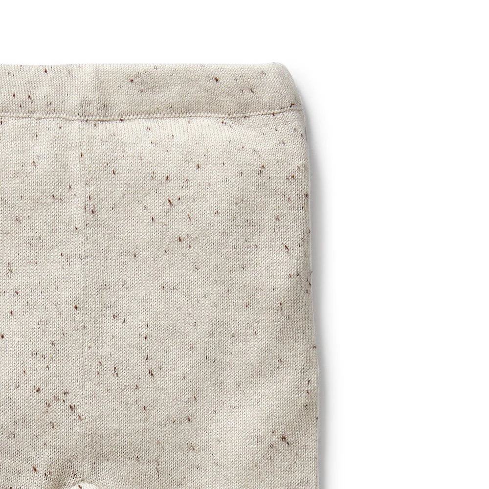Wilson & Frenchy Cookie & Cream Knitted Leggings With Feet