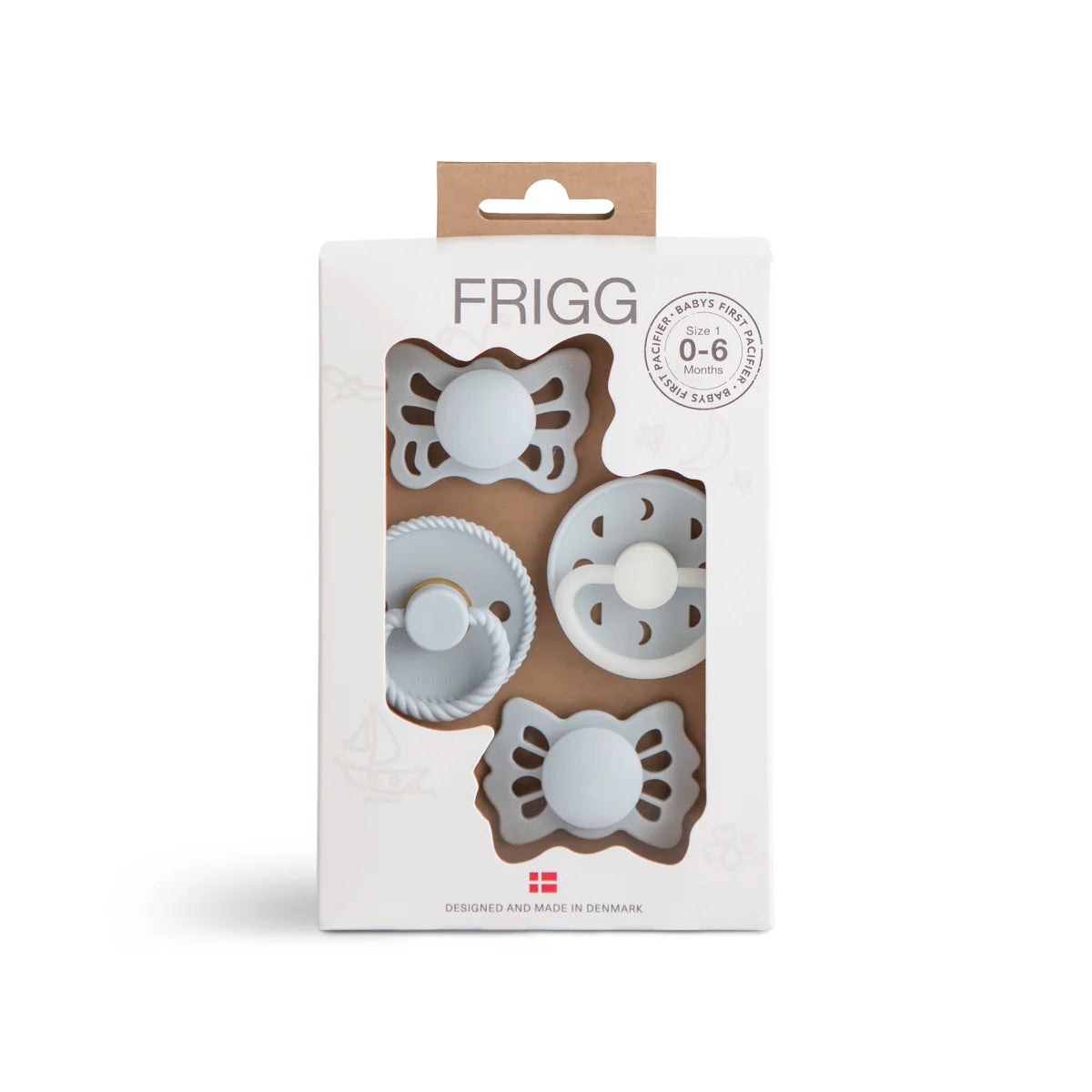 Frigg Baby's First Pacifier set