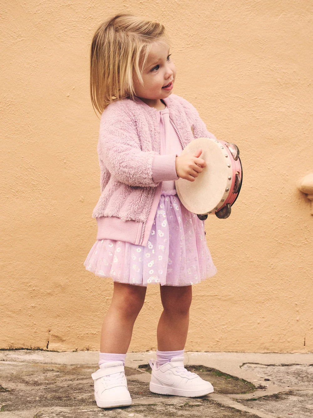 Huxbaby Rainbow Rib Ballet Dress