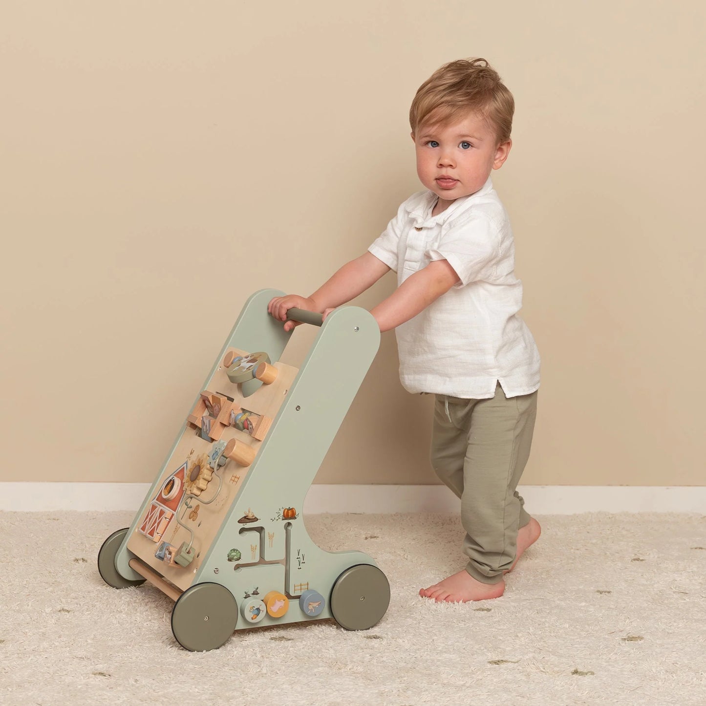 Little Dutch Australia Little Farm Multi-Activity Baby Walker