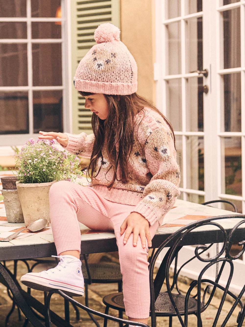 Huxbaby Rosebud Huxbear Knit Beanie