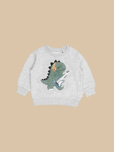 Huxbaby Furry Dino Sweatshirt
