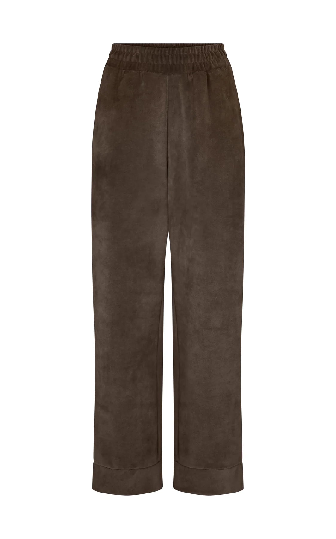 Araminta James Velour Piping Pant Chocolate