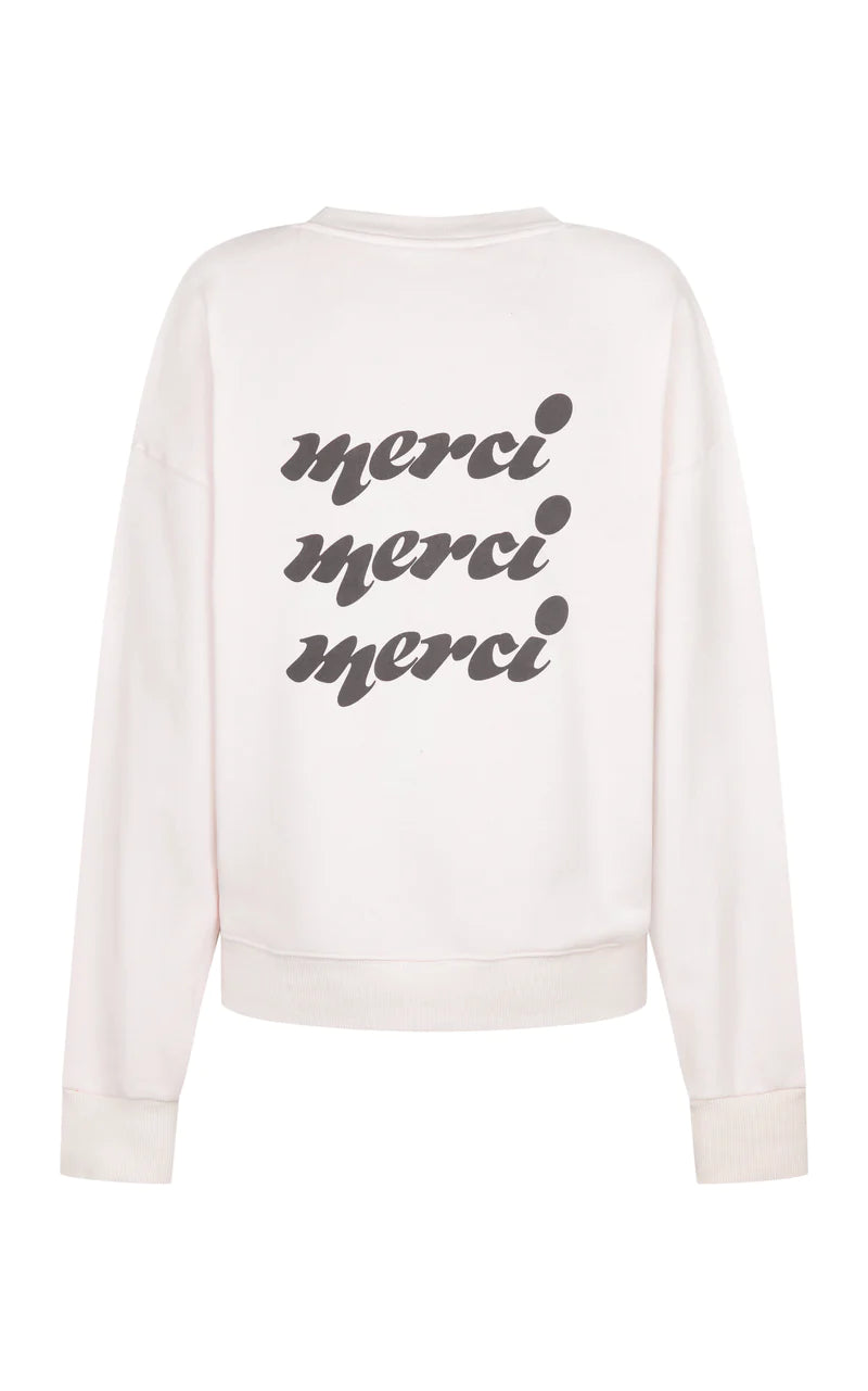 Araminta James Merci Sweatshirt Dusty Rose