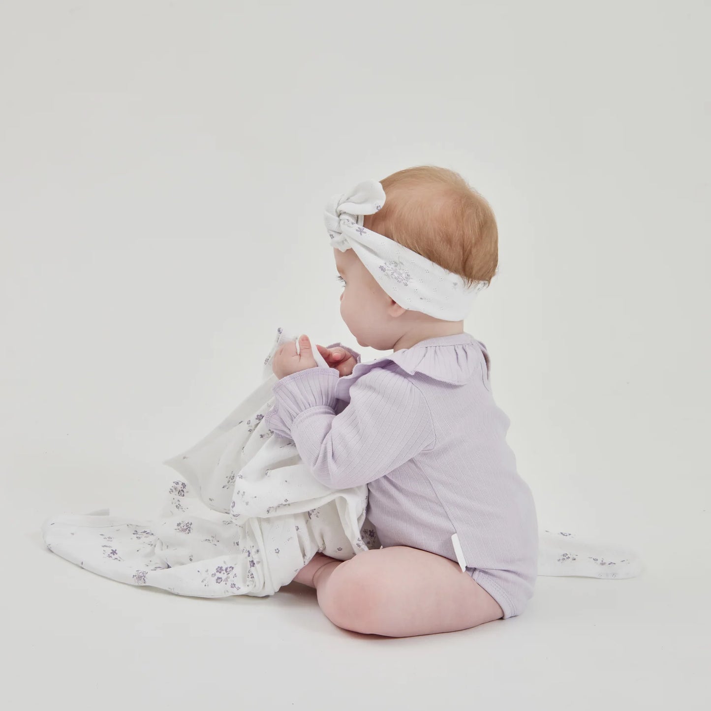 Aster & Oak - Grace Floral Flutter Onesie
