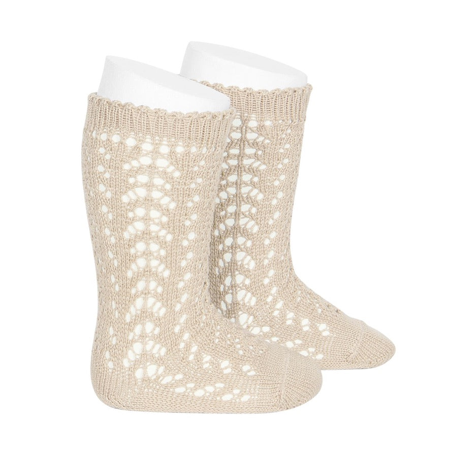 Còndor Full Crochet Knee High Socks