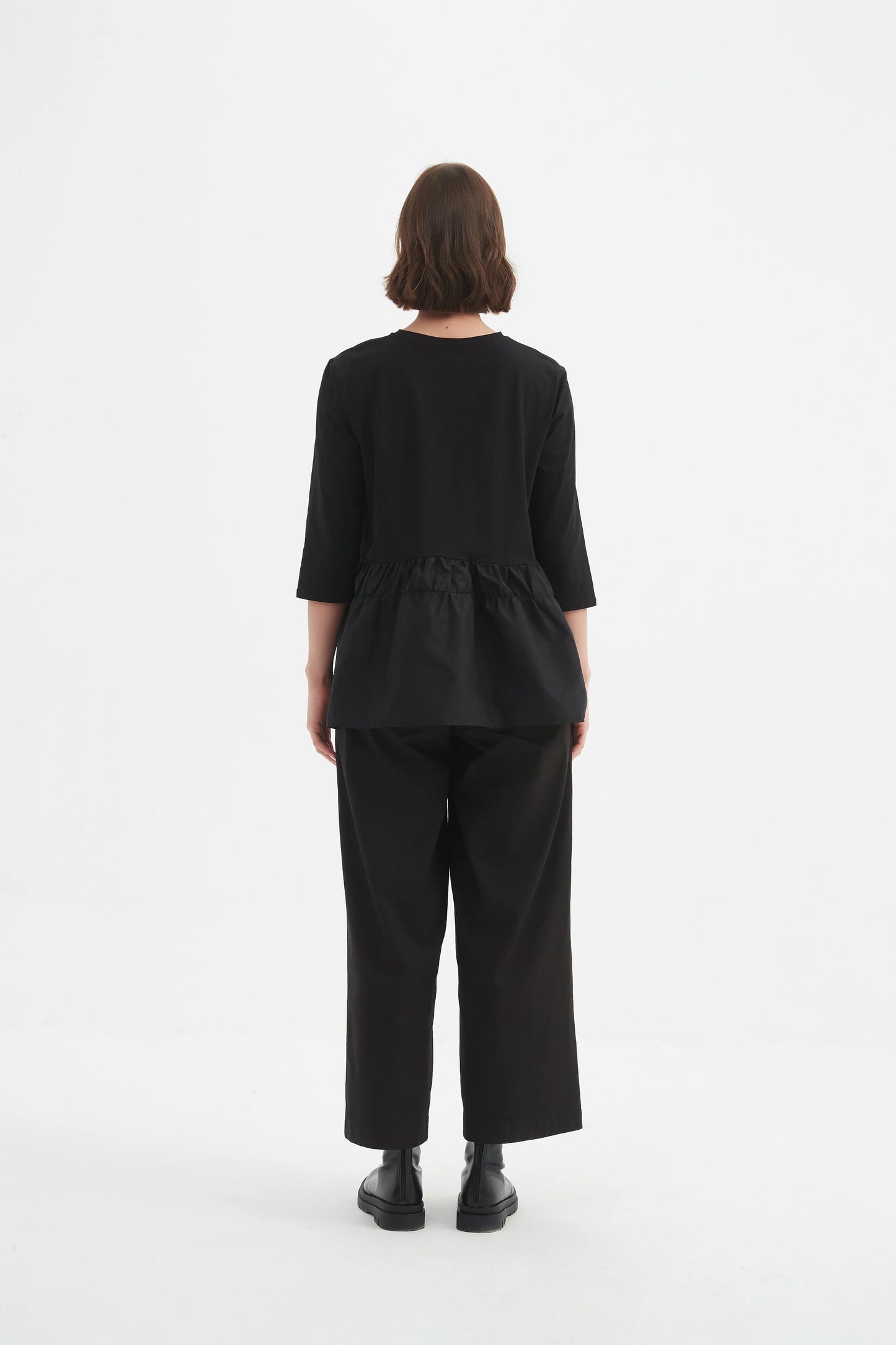 Tirelli Drop Waste Combi Top - Black