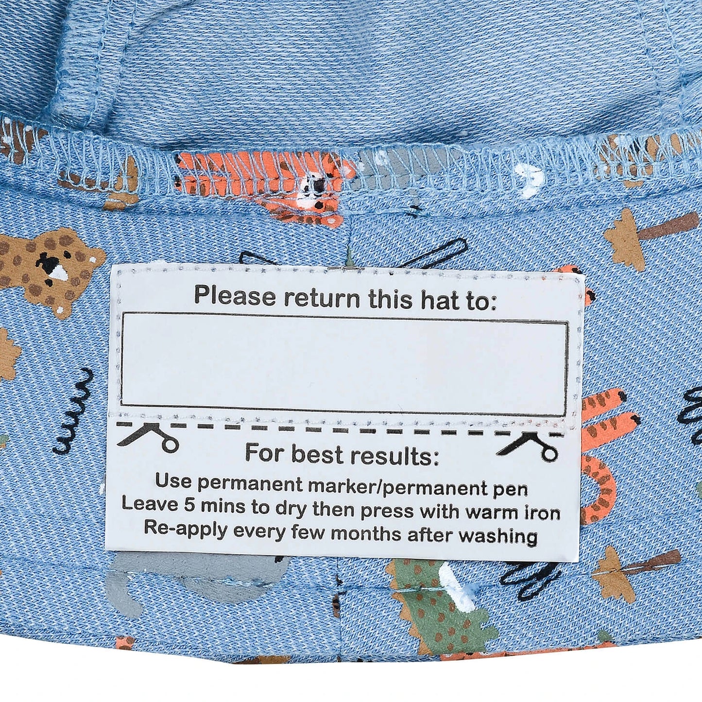 Bed Heads Toddler Bucket Sun Hat - Safari