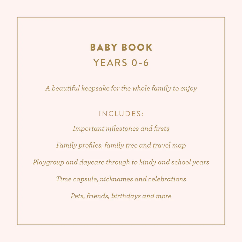 Fox and Fallow Mini Oatmeal Boxed Baby Book