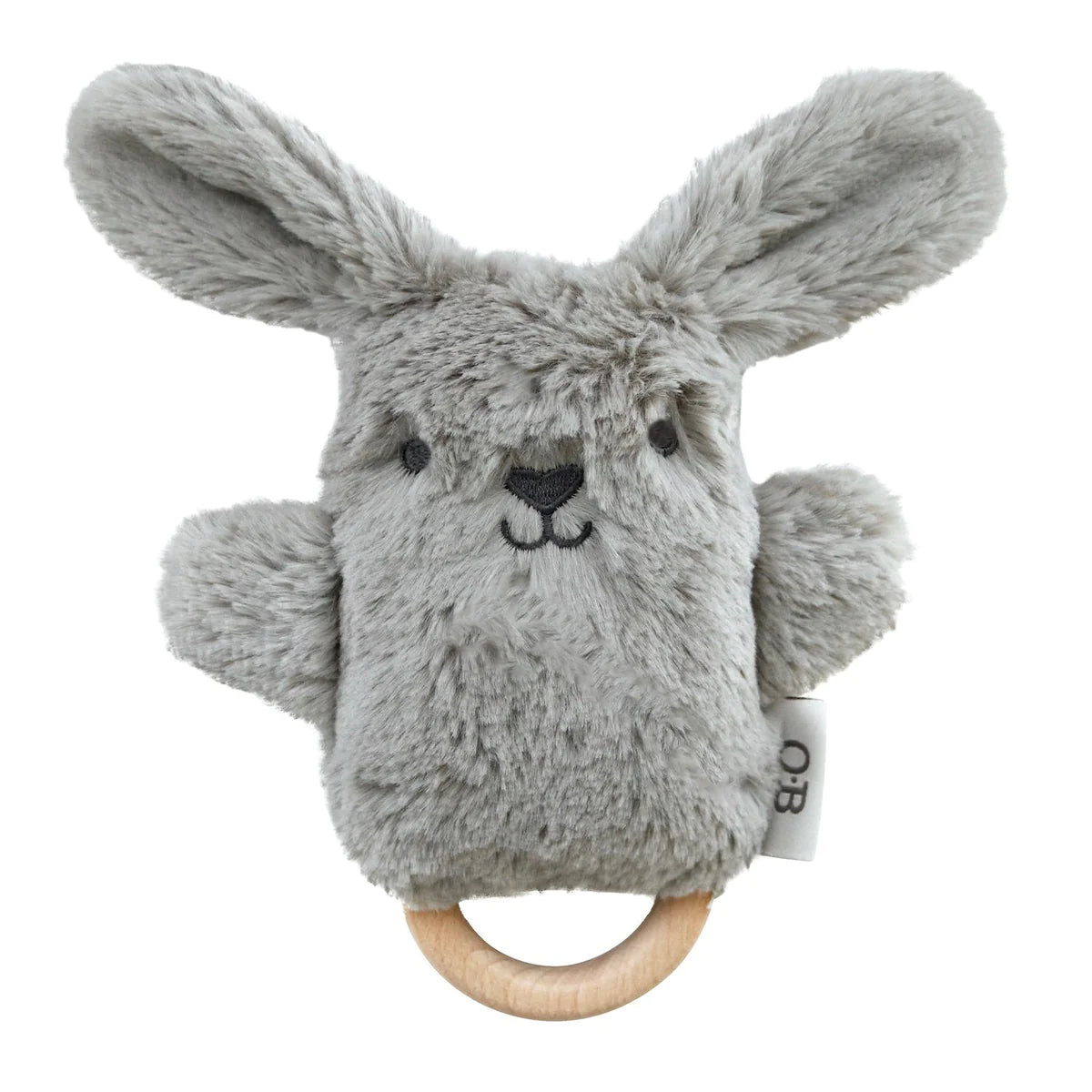 OB Designs Bunnies Soft Rattle Toy - Assorted