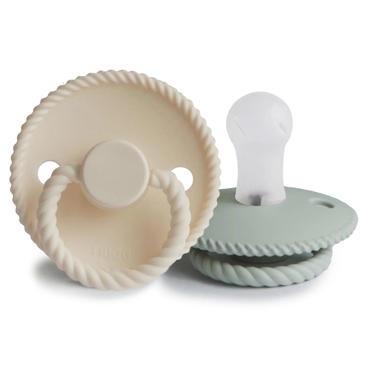 Frigg Rope Pacifier 2 Pack Silicone - Assorted Colours