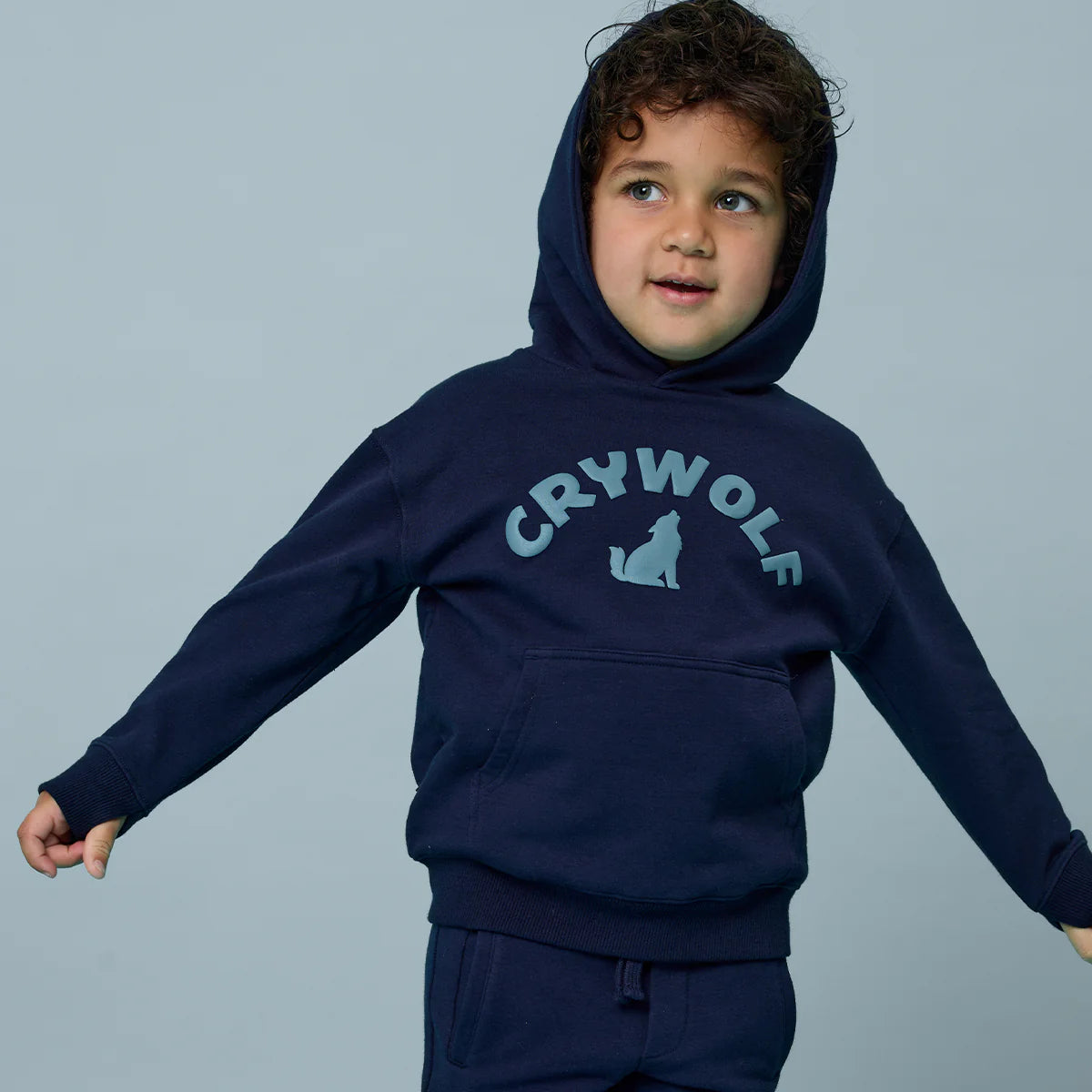 Crywolf New Season '25' CHILL HOODIE Navy