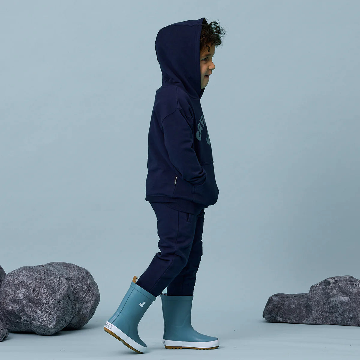 Crywolf New Season '25' CHILL HOODIE Navy