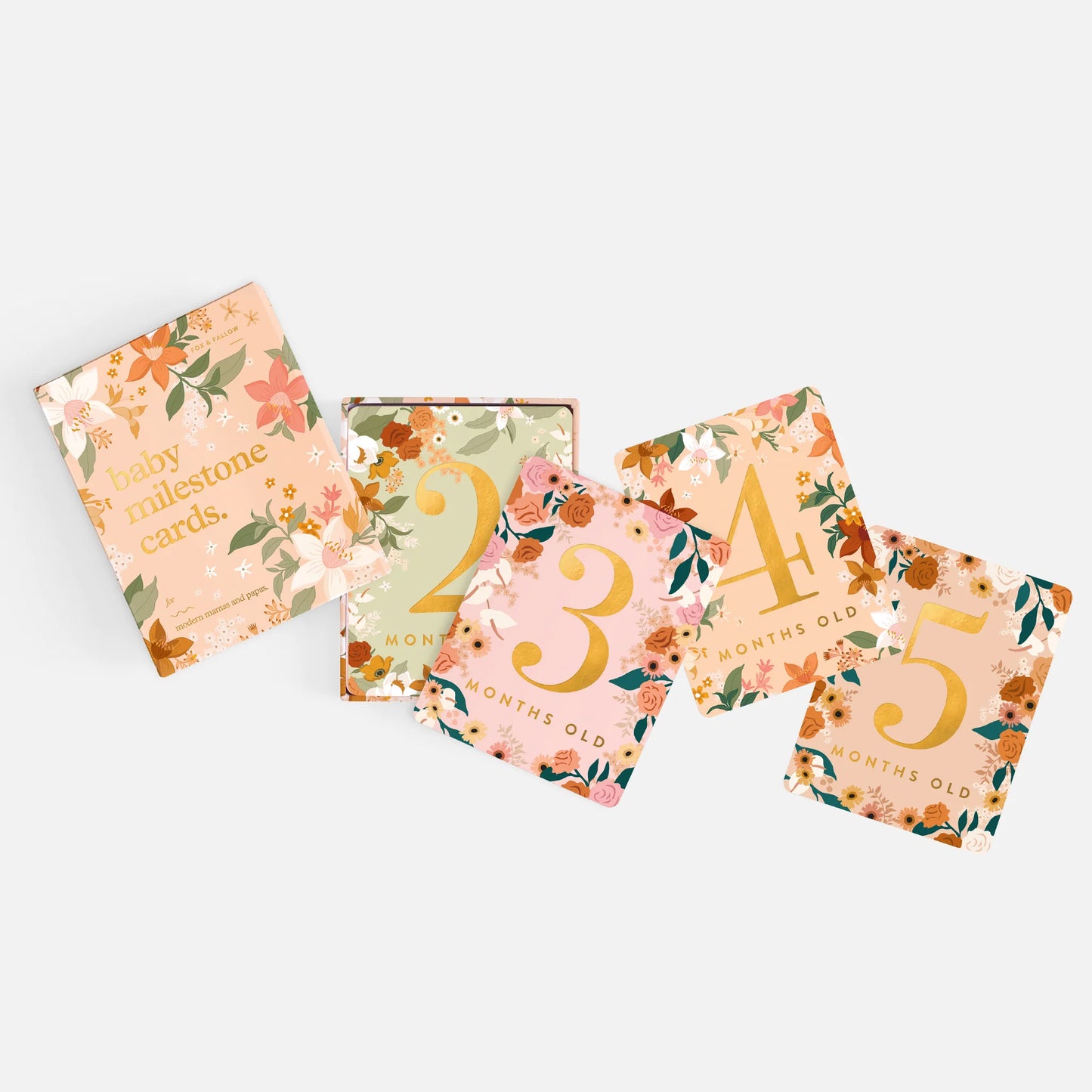 Fox and Fallow Baby Milestone Cards