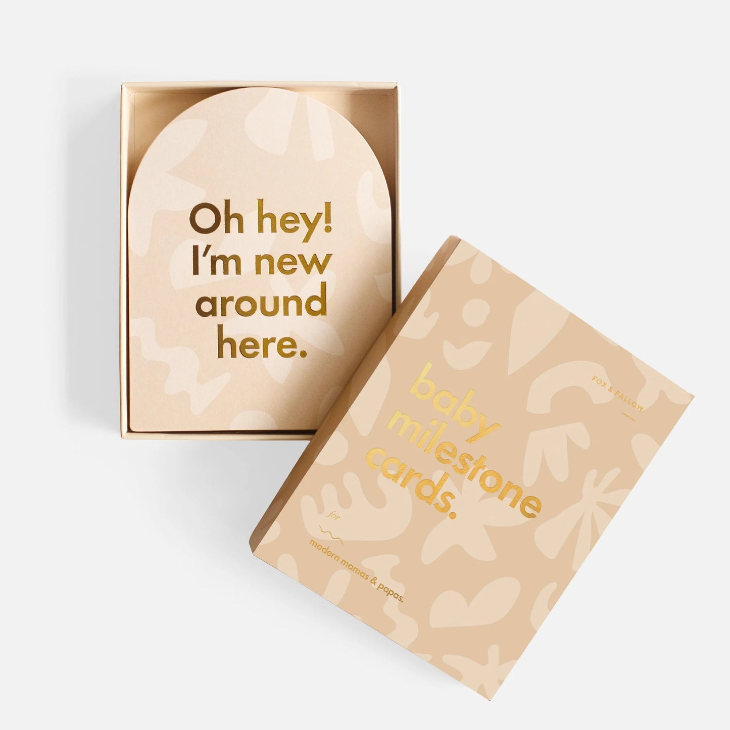 Fox and Fallow Baby Milestone Cards