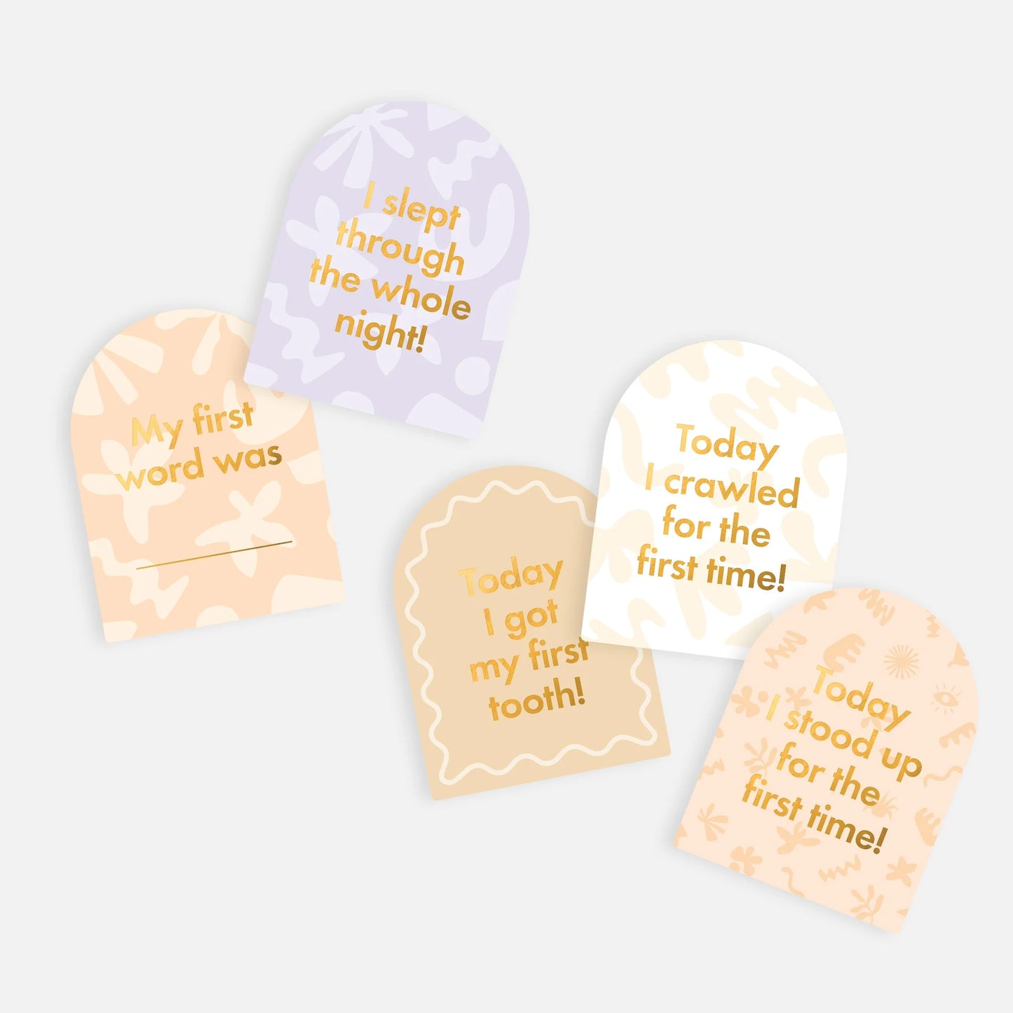 Fox and Fallow Baby Milestone Cards