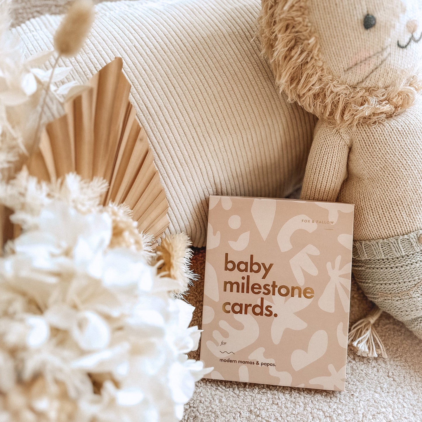 Fox and Fallow Baby Milestone Cards