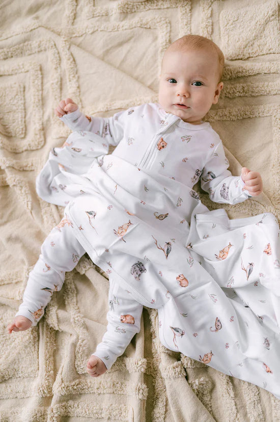 Aster and Oak Native Animal Baby Wrap